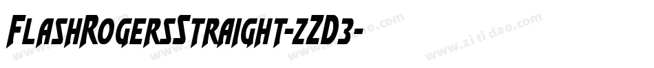 FlashRogersStraight-zZD3字体转换