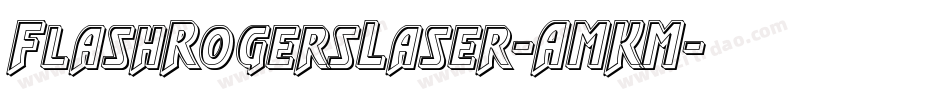 FlashRogersLaser-AMKM字体转换