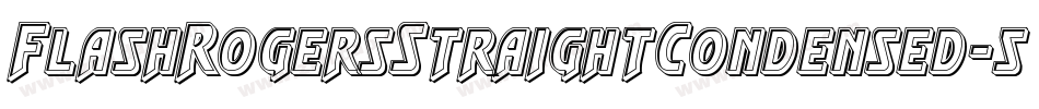 FlashRogersStraightCondensed-5AG8字体转换