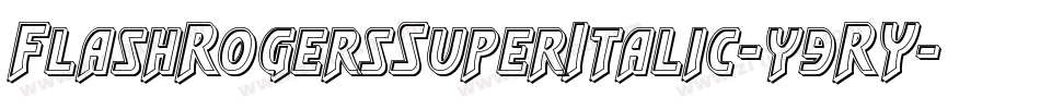 FlashRogersSuperItalic-y9RY字体转换