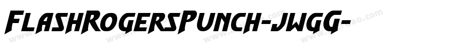 FlashRogersPunch-jwgG字体转换