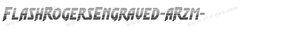 FlashRogersEngraved-aR2m字体转换