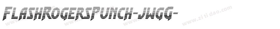 FlashRogersPunch-jwgG字体转换