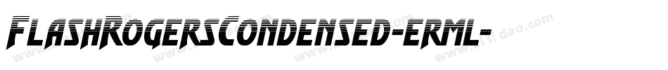 FlashRogersCondensed-erml字体转换