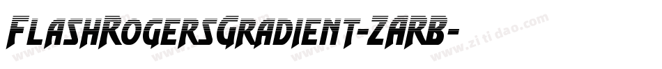 FlashRogersGradient-ZARB字体转换