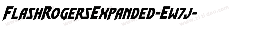 FlashRogersExpanded-Ew7j字体转换