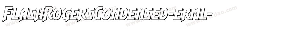 FlashRogersCondensed-erml字体转换
