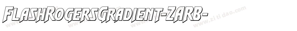 FlashRogersGradient-ZARB字体转换