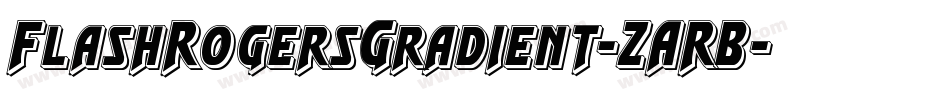 FlashRogersGradient-ZARB字体转换