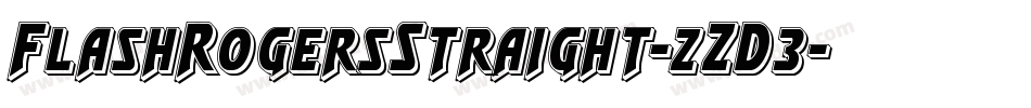 FlashRogersStraight-zZD3字体转换