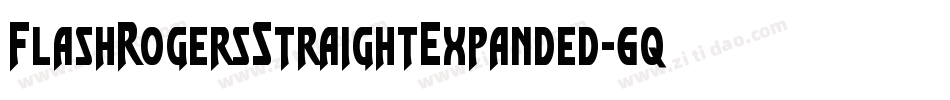 FlashRogersStraightExpanded-6qlY字体转换