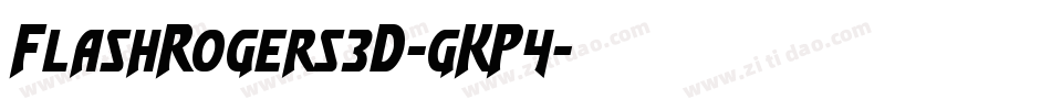 FlashRogers3D-gKP4字体转换