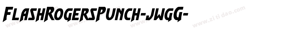 FlashRogersPunch-jwgG字体转换