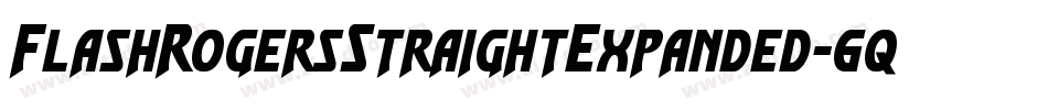 FlashRogersStraightExpanded-6qlY字体转换