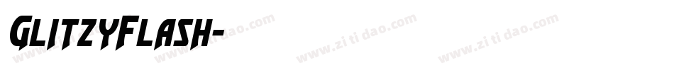GlitzyFlash字体转换