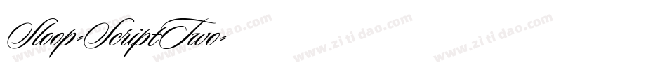 Sloop-ScriptTwo字体转换