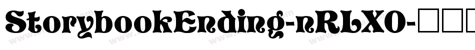 StorybookEnding-nRLX0字体转换