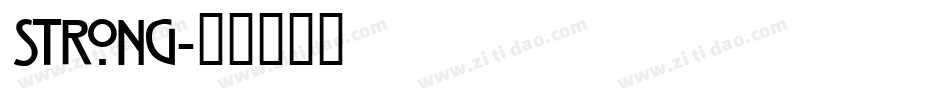 strong字体转换