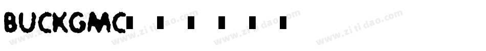 buckgmc字体转换