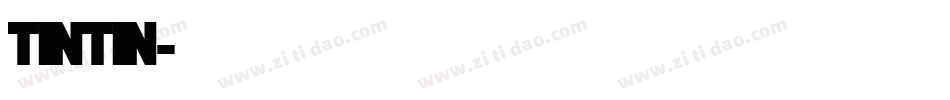 tintin字体转换