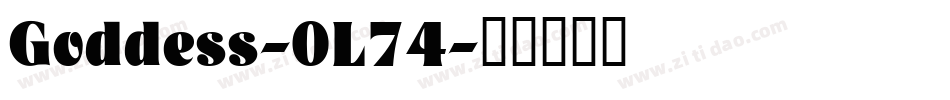 Goddess-OL74字体转换