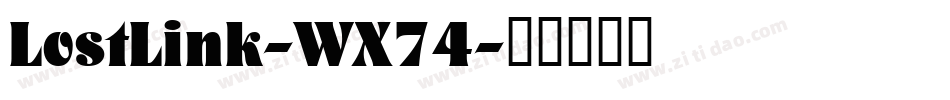 LostLink-WX74字体转换