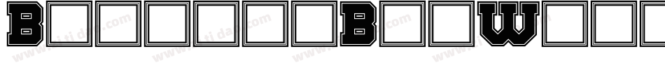 BurbankBigWide-Bold字体转换