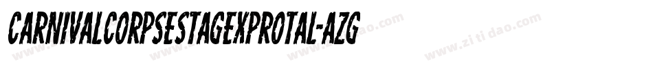 CarnivalCorpseStagExpRotal-aZg9字体转换