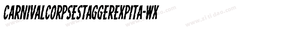 CarnivalCorpseStaggerExpita-WXZv字体转换