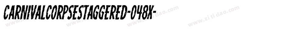 CarnivalCorpseStaggered-048X字体转换