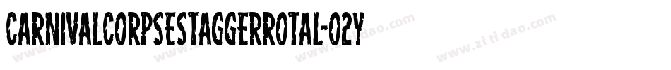 CarnivalCorpseStaggerRotal-O2y3字体转换