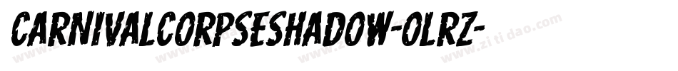 CarnivalCorpseShadow-olRz字体转换