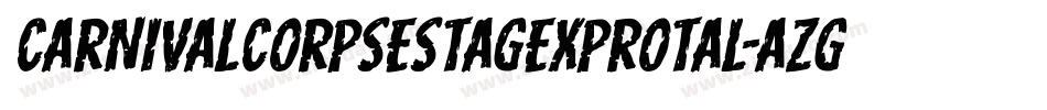 CarnivalCorpseStagExpRotal-aZg9字体转换