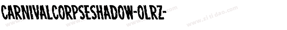 CarnivalCorpseShadow-olRz字体转换