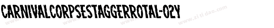 CarnivalCorpseStaggerRotal-O2y3字体转换