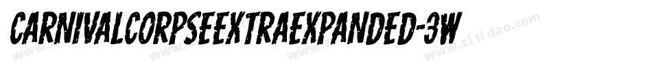 CarnivalCorpseExtraExpanded-3Wez字体转换