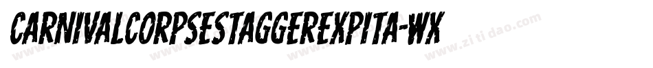 CarnivalCorpseStaggerExpita-WXZv字体转换