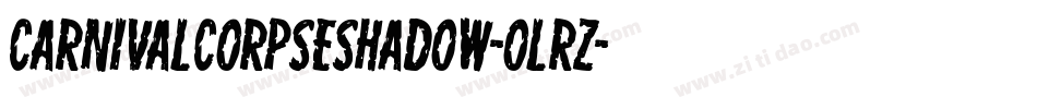 CarnivalCorpseShadow-olRz字体转换