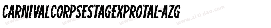 CarnivalCorpseStagExpRotal-aZg9字体转换