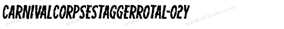 CarnivalCorpseStaggerRotal-O2y3字体转换