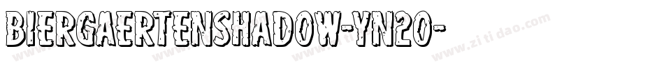 BiergaertenShadow-Yn2O字体转换