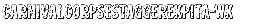 CarnivalCorpseStaggerExpita-WXZv字体转换