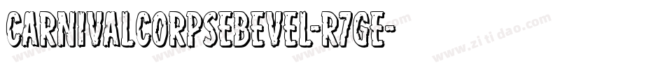 CarnivalCorpseBevel-R7ge字体转换