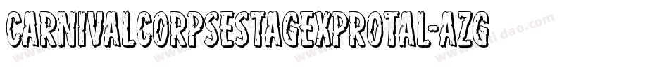 CarnivalCorpseStagExpRotal-aZg9字体转换