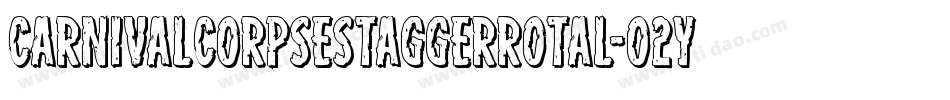 CarnivalCorpseStaggerRotal-O2y3字体转换