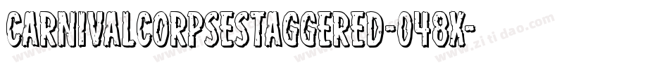 CarnivalCorpseStaggered-048X字体转换