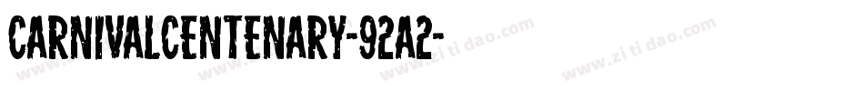 CarnivalCentenary-92a2字体转换