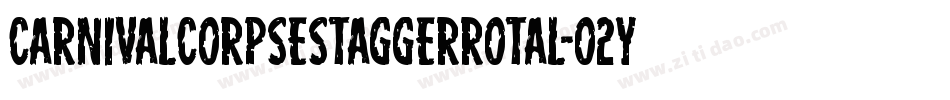 CarnivalCorpseStaggerRotal-O2y3字体转换