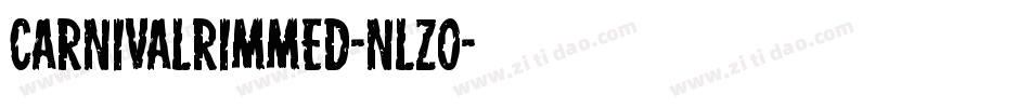 CarnivalRimmed-nLZO字体转换