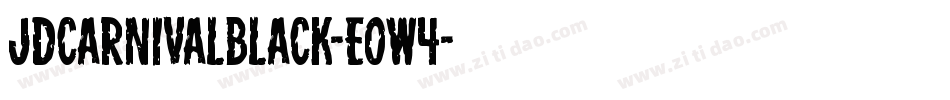 JdCarnivalBlack-Eow4字体转换